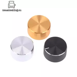 Nhíp 25x13MM Hợp Kim Nhôm Bộ Mã Hóa Quay Công Tắc Lỗ Trục 6MM Điện Áp Núm Khuếch Đại Âm Thanh Bộ Tổng Hợp Núm Điều Khiển Âm Lượng VN