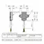 Tweeduj 3.3V-5V Cảm biến mực nước không tiếp xúc Cảm biến mức chất lỏng điện dung Bộ điều khiển công tắc phát hiện chất lỏng Công cụ dò mực nước VN