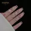 PNPIA- Shining Kim Cương Giả 26 Chữ Cái Nhẫn Có Thể Điều Chỉnh Thời Trang Ban Đầu A-Z Bảng Chữ Cái Mở Nhẫn Cho Nữ Cô Gái Quyến Rũ Trang Sức Quà Tặng
