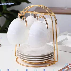 DAYBREAK Cốc Giá Đỡ Đa Năng Nhà Sấy Sắp Xếp Kim Loại Drainer Giá Phơi Cốc Đứng