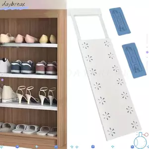 Kệ căng tủ quần áo DAYBREAK, Bộ chia lưu trữ tủ quần áo không đục lỗ đa chức năng, Tiết kiệm không gian chắc chắn Giá lưu trữ tủ khóa siêu chịu tải tại nhà