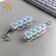 CANAMEK Nén Nút Thử Nghiệm Móc Khóa Mặt Dây Chuyền Đầu Ngón Tay Báo Chí Đồ Chơi Cảm Giác Fidget Dụng Cụ Dành Cho Người Lớn Trẻ Em Lớp Học Bàn Làm Việc CSF