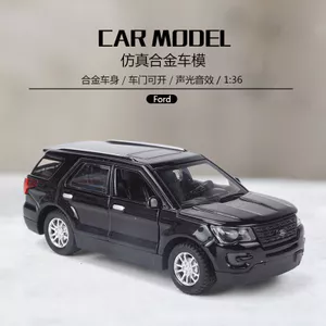 Mô hình xe địa hình hợp kim Explorer mô phỏng với cửa đôi kéo lại 1: 36 với hiệu ứng âm thanh nhẹ Xe đồ chơi trẻ em X1EO