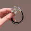 MAUROPOLI Phong Cách Mới Đơn Giản Hoa Pha Lê Dây Tóc Tươi Độ Đàn Hồi Cao Đuôi Ngựa Bóng Băng Đô
