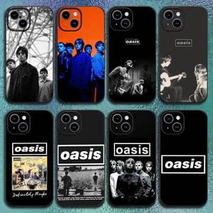 Ốp Điện Thoại O-Oasis TP-1 Band Cho IPhone 11 12 13 14 15 16Pro Max Plus Vỏ Mềm Màu Đen Cổ Điển