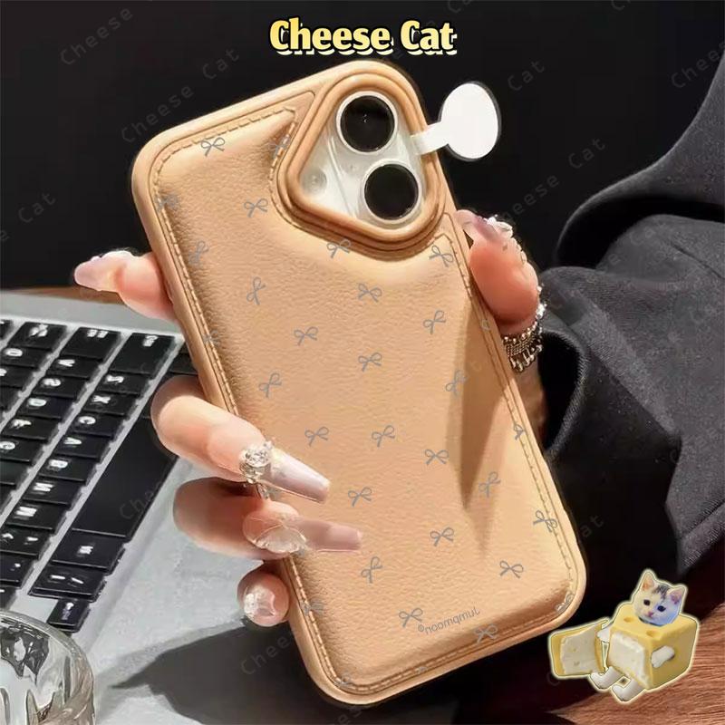 Bao da nơ nhỏ toàn màn hình cho iPhone 13 14 15 11 12 16 17 Pro Max Xs Max XR 7 Plus 8 Plus