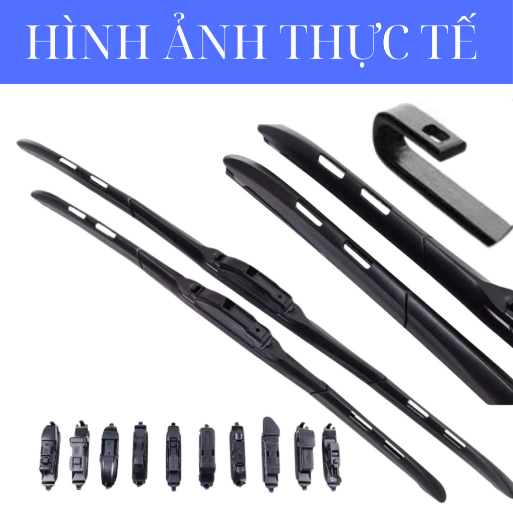 GAT MƯA XE TẢI SUZUKI CÁC DÒNG XE TẢI : BLIND VAN, CARY TRUCK, CARRY PRO, LƯỠI SILICON NANO GẠT SẠCH ÊM 3K.