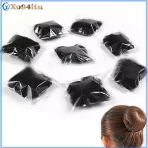 XOITU 5 Chiếc Nữ Múa Ba Lê Trượt Băng Snoods Tóc Lưới Bun Bao Bla Chất Liệu Nylon VN