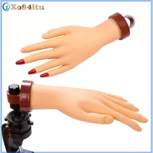 XOITU Có Thể Tái Sử Dụng Móng Tay Thực Hành Tay Với Máy Tính Để Bàn Braet Linh Hoạt Mannequin Tay Cho Chuyên Nghiệp Acrylic Gel Nail Art Salon Đào Tạo VN