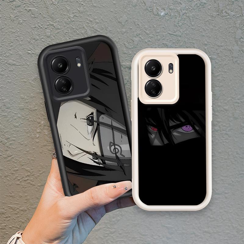 Áp dụng cho OPPO A5X A6 A6X 4G 5G Ốp điện thoại mềm đáng yêu bằng silicon TPU Naruto Sasuke Itachi Angel Eye Ốp lưng chống sốc
