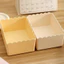 Hộp lưu trữ viền sóng màu Pastel Thùng đựng nhựa có thể xếp chồng lên nhau