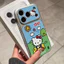 Ốp lưng da mềm cao cấp họa tiết Sunny Kitty bảo vệ camera cho iPhone - iPhone 11/12/13/14/15/16/17/Plus/Air/Pro/Max