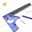 Thước góc phải 30CM Thước góc đánh dấu lỗ Thước đo góc công nghiệp Máy đo đánh dấu Scribe Vẽ một vòng tròn chế biến gỗ