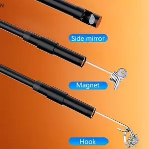 NS Mini Camera 7mm 2M Dây Cứng Android Type-C USB Phát Hiện Xe Ô Tô Camera Phát Hiện Đường Ống Nội soi Chống Nước Cáp Có Thể Điều Chỉnh NS