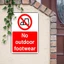CIFbuy No Entry Dấu hiệu kim loại Trang trí tường Quà tặng có khung