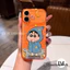 Áp dụng cho IPhone 13 16 17 11 14 15 12 Pro Max 16 14 15 Plus 17 Air Nhân vật hoạt hình theo phong cách tranh sơn dầu