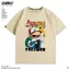 Pokémon Phiêu Lưu Thời Gian Kho Báu Khớp Pikachu Anime Hàng Hóa Nhật Bản Tay Ngắn Thường Ngày Mùa Hè Cotton Nguyên Chất Áo Thun Nam