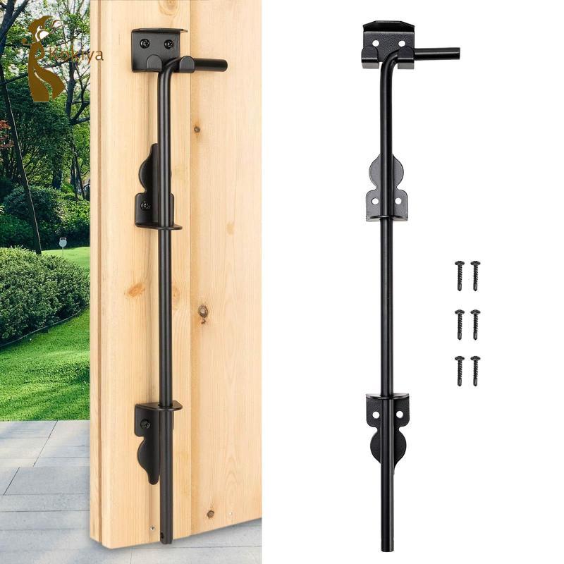 Chốt cổng cường lực cao, bu lông, thanh chặn chịu lực, trượt, phù hợp hàng rào gỗ