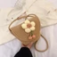 Túi đeo vai đơn SAIA, Túi đeo chéo dệt sợi Cotton đầy màu sắc, Túi xách nữ Boho thời trang mùa hè