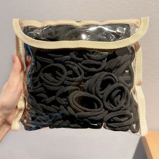 Merad Màu Cà Phê Cao Su Co Giãn Cao Su Đầu Dây Buộc Tóc Tóc Dây Buộc Tóc Không Quấn Tóc Thẩm Mỹ Viện Dây Cao Su Mũ Đội Đầu 5.28