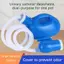 Nhíp Nhà Vệ Sinh Cung Cấp Cho Ngoài Trời 2000ml Nhựa Nam Giường Bô Pee Chai Bộ Sưu Tập Với Ống 160cm Di Động Pee Nước Tiểu Chai VN