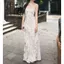 Phong cách mới Pure Desire Style Ren Trim Polka Dot Sling Dress Slim-fit Ôm dáng đẹp hơn Váy dài ngọt ngào