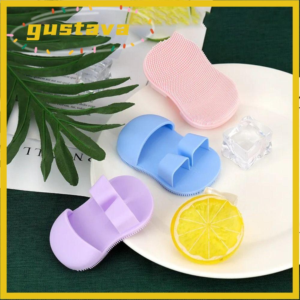 Bàn chải rửa mặt GUSTAVA, Bàn chải silicon Mini làm sạch lỗ chân lông, Bàn chải làm sạch mũi làm sạch mặt tẩy tế bào chết