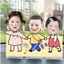 Standee Lắc Đầu Thegioipuzzle Gia Đình 3 người in theo yêu cầu Để Bàn DECOR MỚI ĐẸP