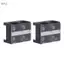 apill Dải đầu cuối hai hàng M6 Vít chuyên nghiệp 600V 100A Mạ cố định có nắp cầu cho hệ thống phân phối TC (2 vị trí (1002))