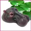 Hippo Head Garden Tượng Nhựa Trang Trí Chống Thấm Nước Điêu Khắc Thực Tế Hippo Điêu Khắc Trang Trí Ngoài Trời Cho shopidaevn