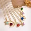 Vòng Cổ Bán Sao Biển Series Phụ Kiện Nữ Đơn Giản Đại Dương Series Phong Cách Ngày Lễ Xương Đòn Dây Xích Phụ Kiện Không Phai Màu