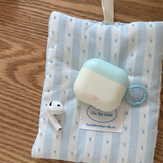 Mặt dây chuyền + chặn màu mờ cho AirPods 1 / 2 3 Pro Pro2 pro3 Airpod4