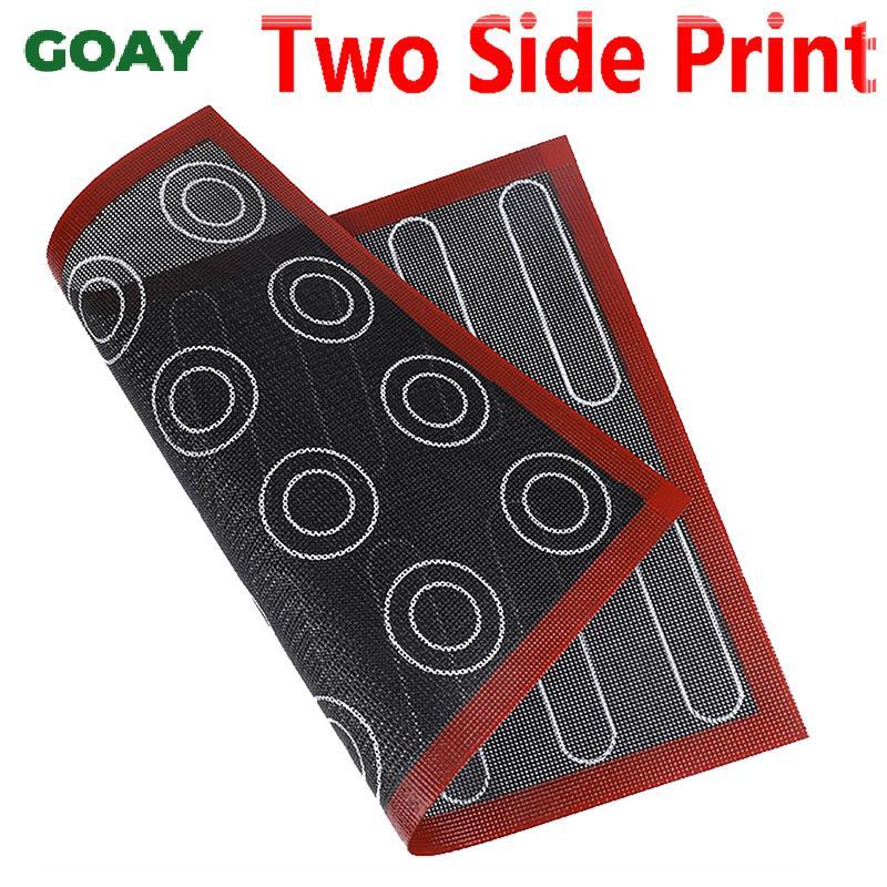 Thảm nướng bánh silicon đục lỗ GOAY Tấm lót bánh ngọt Macaron chống chịu nhiệt 40x30 VN
