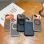 Giá đỡ xoay 360 Hạt điện Sợi Carbon iPhone17 Vòng B từ tính 17Promax Vỏ bảo vệ