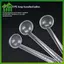 SWEET Premium Clear Long Handle Ladle dành cho các sự kiện phục vụ phục vụ súp Nước sốt và nước sốt Thiết kế chống tràn n