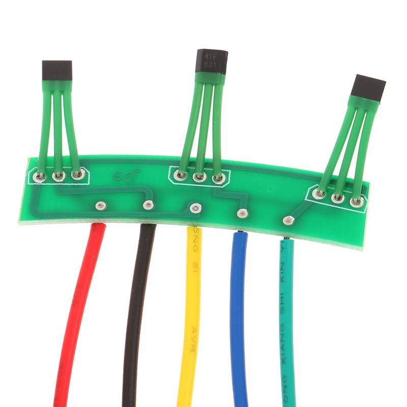 AN.MART 1 Cảm biến hội trường động cơ không chổi than công suất cao có tấm và dây 3144 413 41F 43F Hội trường động cơ điện Linh kiện PCB Xe điện hai bánh Bảng hội trường động cơ không chổi than V