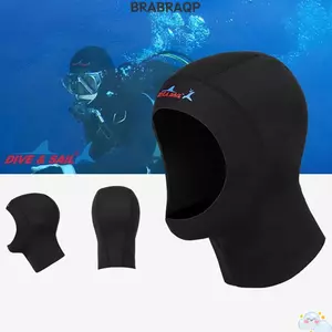 Mũ Bơi BRAA 1 Mm Nam Nữ Mũ Lặn Chuyên Nghiệp Lặn Mũ Đội Đầu Co Giãn Nylon Turban Bơi Và Lướt Sóng Bể Bơi Mũ Tắm