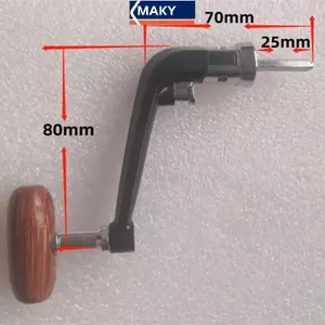 MAKY Quay Câu Tay Cầm Thay Thế Câu Cá Tay Bánh Xe Núm Câu Chuyện Phụ Kiện Cho 1000 2000 3000 4000 5000 6000 7000 Series VN