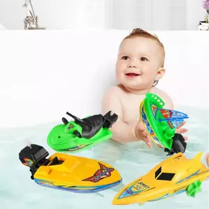 MỚI 1 Thuyền Tốc Độ Tàu Gió Lên Đồ Chơi Phao Trong Nước Đồ Chơi Trẻ Em Trẻ Em Bé Trai Quà Tặng SKY