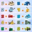10 Đồ chơi Robot biến hình số - Đồ chơi Montessori giáo dục DIY cho trẻ em