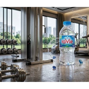 Thùng 24 Chai Nước Khoáng Thiên Nhiên La Vie 350ml - nguyên bản