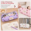 Túi đựng bút WANYEDI, Bút chì dung tích lớn in hình anh đào, Túi đựng bút chì Kawaii Đồ dùng văn phòng trường học