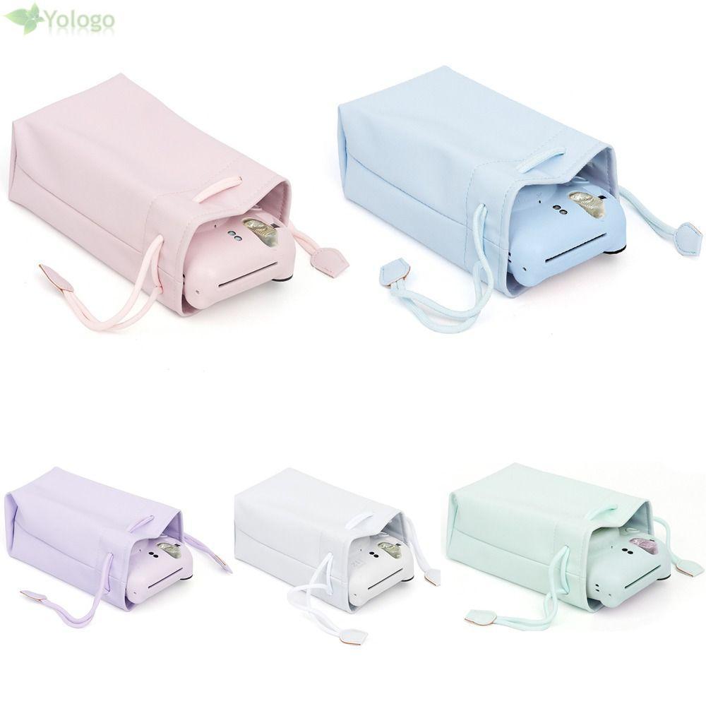 Vỏ máy ảnh tức thì YOLOGO, Túi dây rút di động chống nước, Vỏ PU đầy màu sắc đa năng ngoài trời cho Instax Mini 12 / 11 / 9 / 8 / 90 / EVO / Liplay Travel