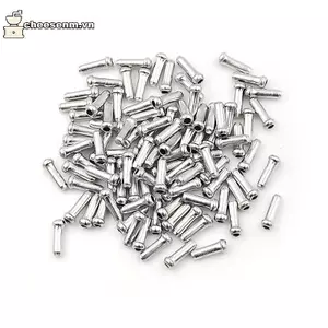 Cheenm 100 Chiếc Bạc Nhôm Xe Đạp Phanh Sang Số Cáp Bên Trong Đầu Dây Đầu Mũ Uốn VN