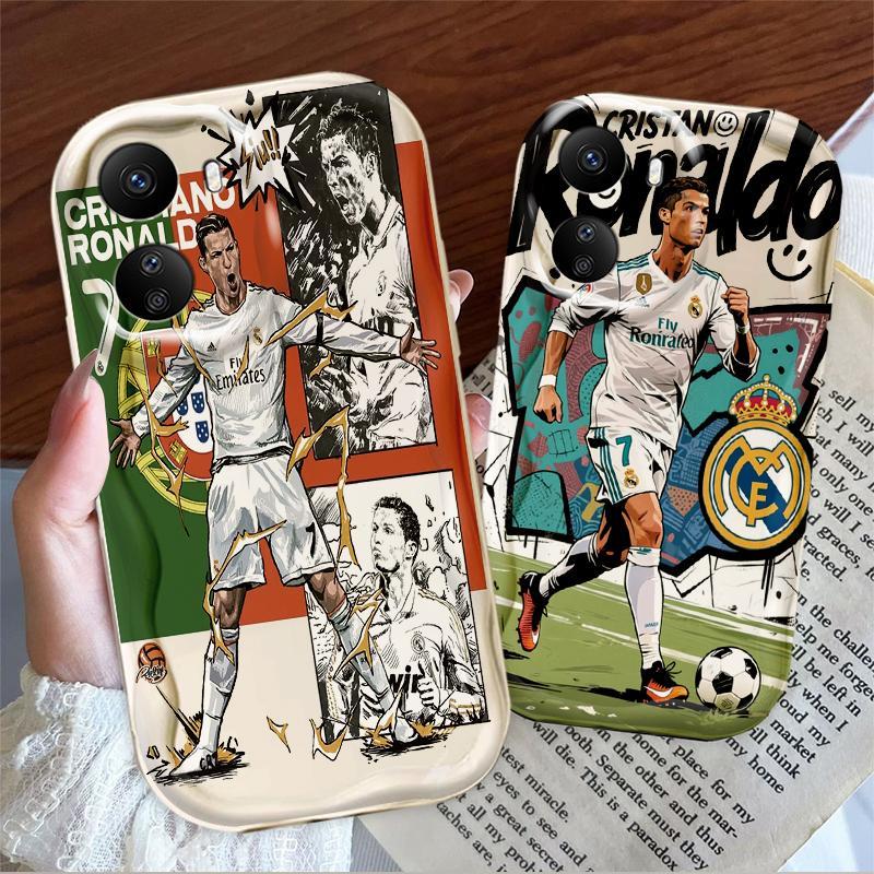 Thích hợp cho Redmi 13C / POCO C65 3D TPU mềm World Cup Cristiano Ronaldo Ốp điện thoại chống sốc dành cho sinh viên