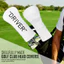Vỏ bảo vệ câu lạc bộ Golf Phong cách mới Chữ PU chống nước No. 1 Vỏ nắp câu lạc bộ Vỏ bảo vệ Unisex