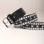 ZK Rivet Hollow Bullet Punk Belt - Thắt lưng da đính đá Gothic có thể điều chỉnh dành cho nữ VN