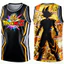 Áo bóng rổ Anime Dragon Ball Z mới 2026 dành cho nam giới Trẻ em, Áo không tay thông thường mềm mại thoáng khí
