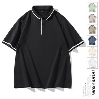Plus Size 8XL 7XL Nam Công Sở Mùa Hè Áo Polo Màu Trơn Thoáng Khí