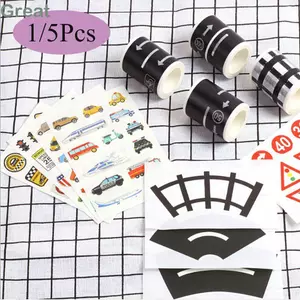 TUYỆT VỜI 1 / 5 Chiếc Đường Sắt Băng Trẻ Em Học Tuyến Đánh Dấu Thông Minh Nghiên Cứu Đường Dấu Hiệu Công Cụ